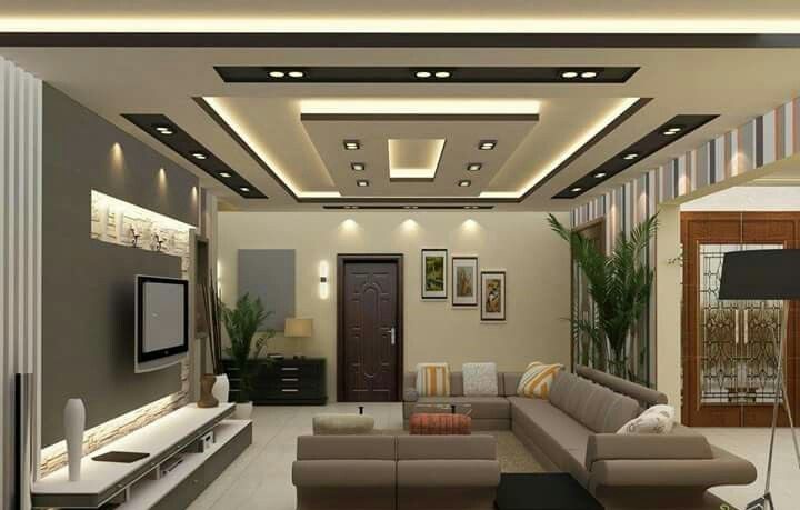 Multiple panels with LED lights for false ceiling