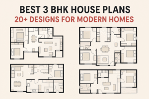 Best 3 BHK House Plans: 20+ Designs for Modern Homes