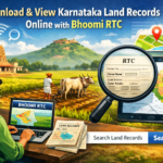 Download and View Karnataka Land Records online with Bhoomi RTC
