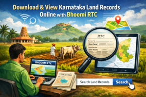 Download and View Karnataka Land Records online with Bhoomi RTC